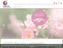 Tablet Screenshot of gartenbau-wildwuchs.de